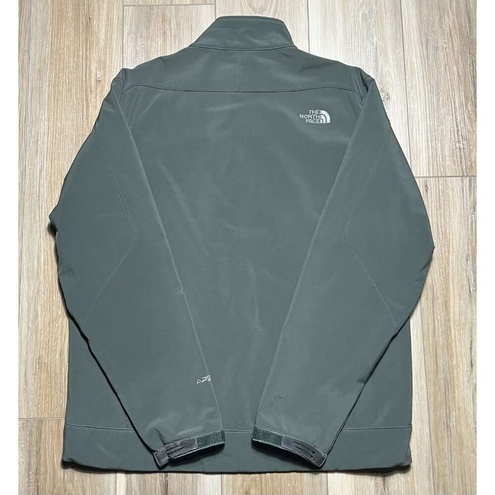 The North Face Apex Softshell Green Full Zip Jacket - Men Size Large - Picture 10 of 15